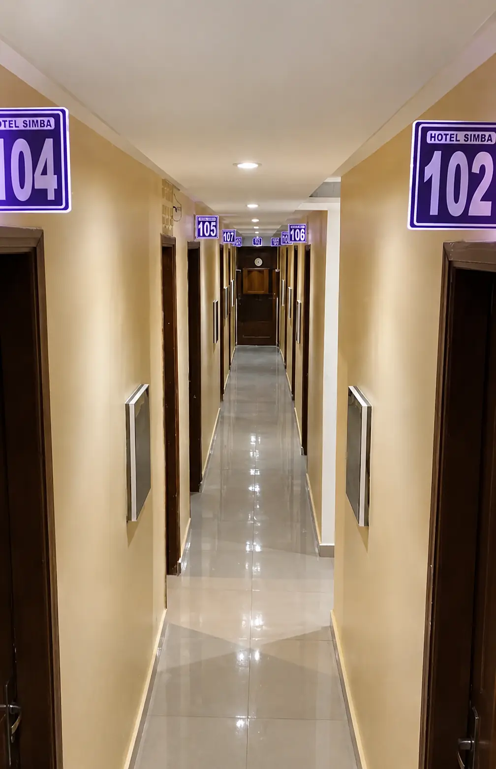 Corredor de quartos